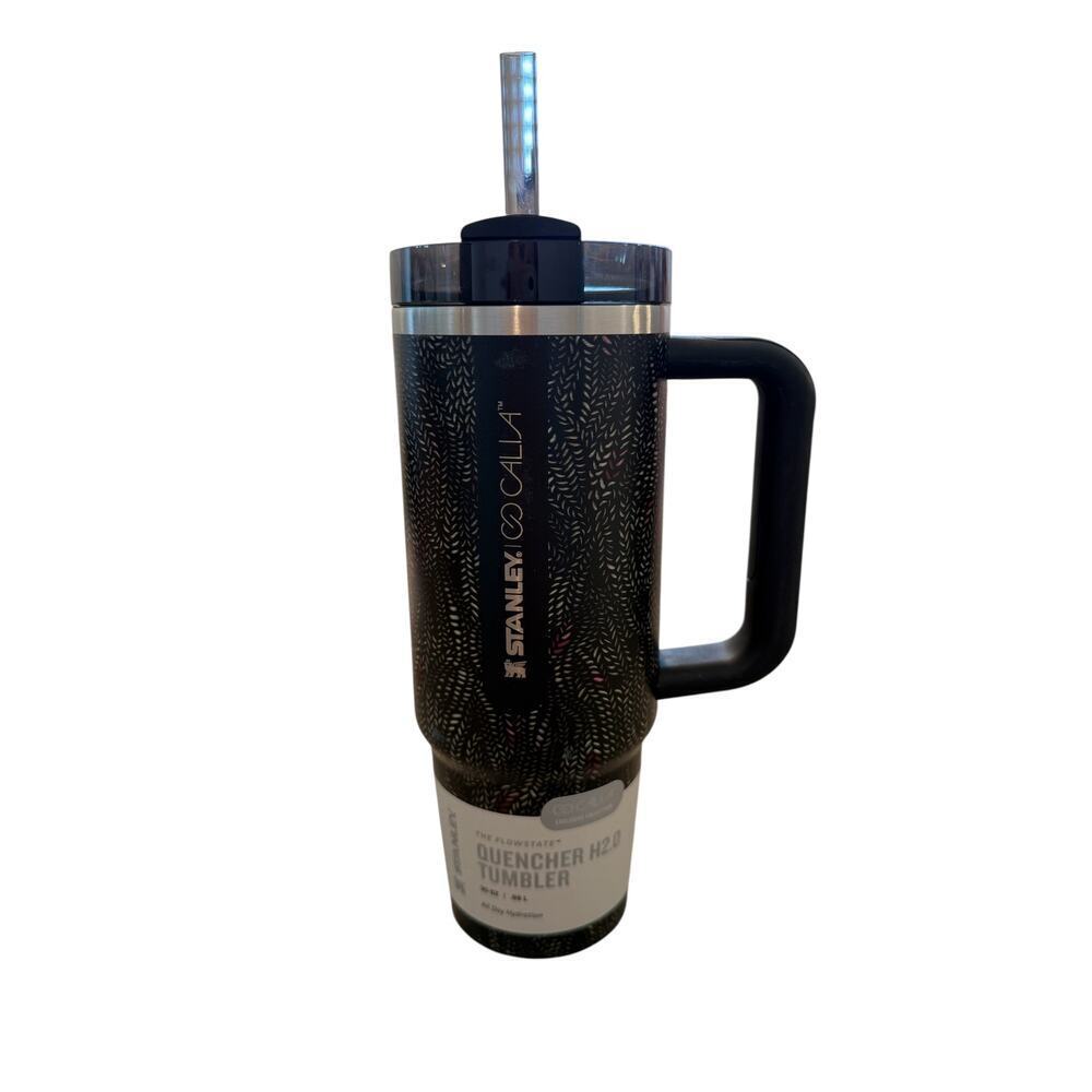 Stanley x Calia Black Serpent Flowstate Quencher H2.0 Tumbler wirh Straw 30oz